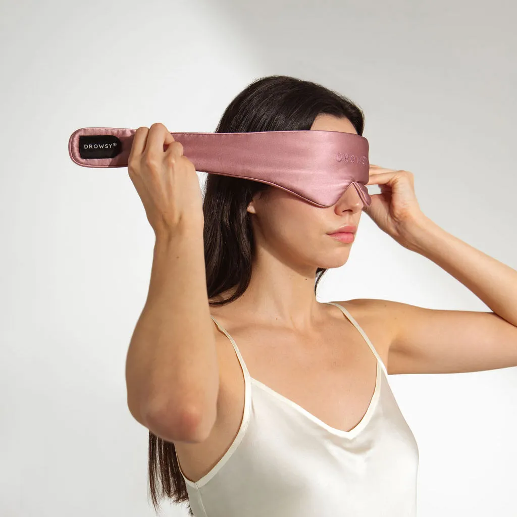 Drowsy Sleep Co. Featherweight Silk Eye Mask Damask Rose sold by Zulily product image thumbnail 3