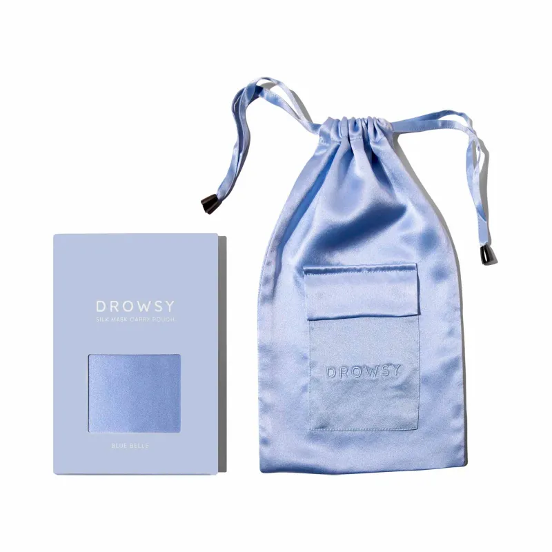 Drowsy Sleep Co. Blue Belle Silk Carry Pouch sold by Zulily
