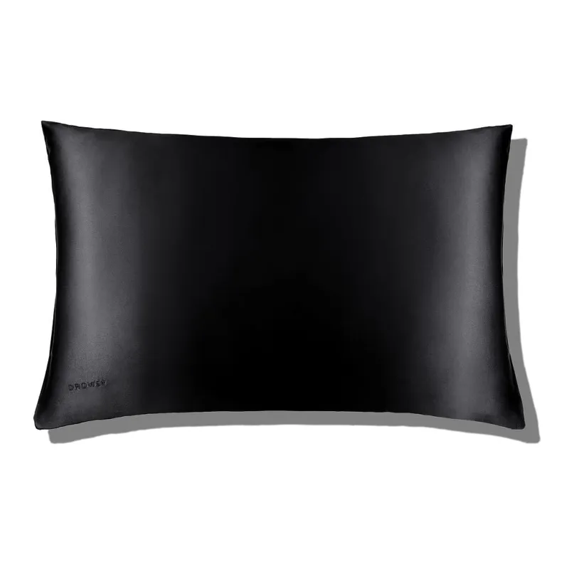 Drowsy Sleep Co. Black Jade Silk Pillowcase sold by Zulily