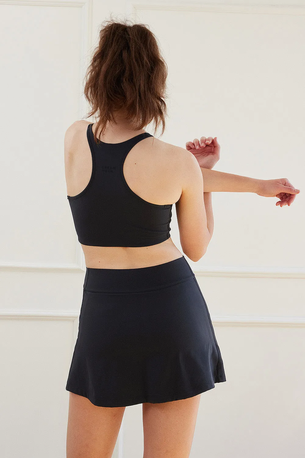 Cream Yoga Women's Evelyn skort black sold by Zulily product image thumbnail 4