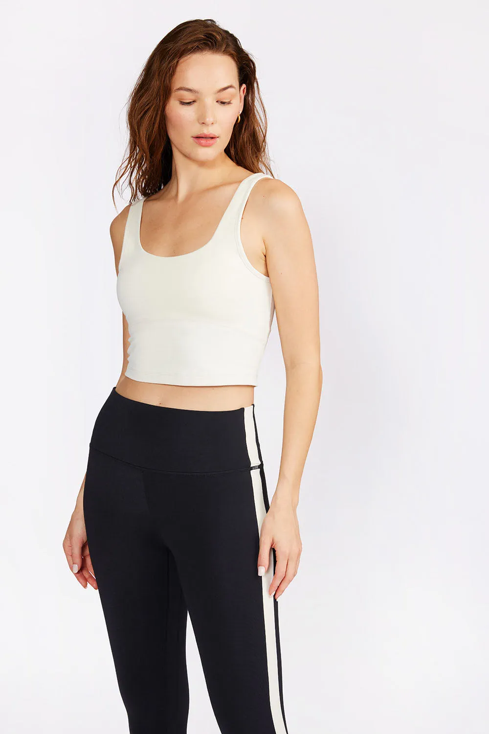 Cream Yoga Women's Ali bra tank cream sold by Zulily