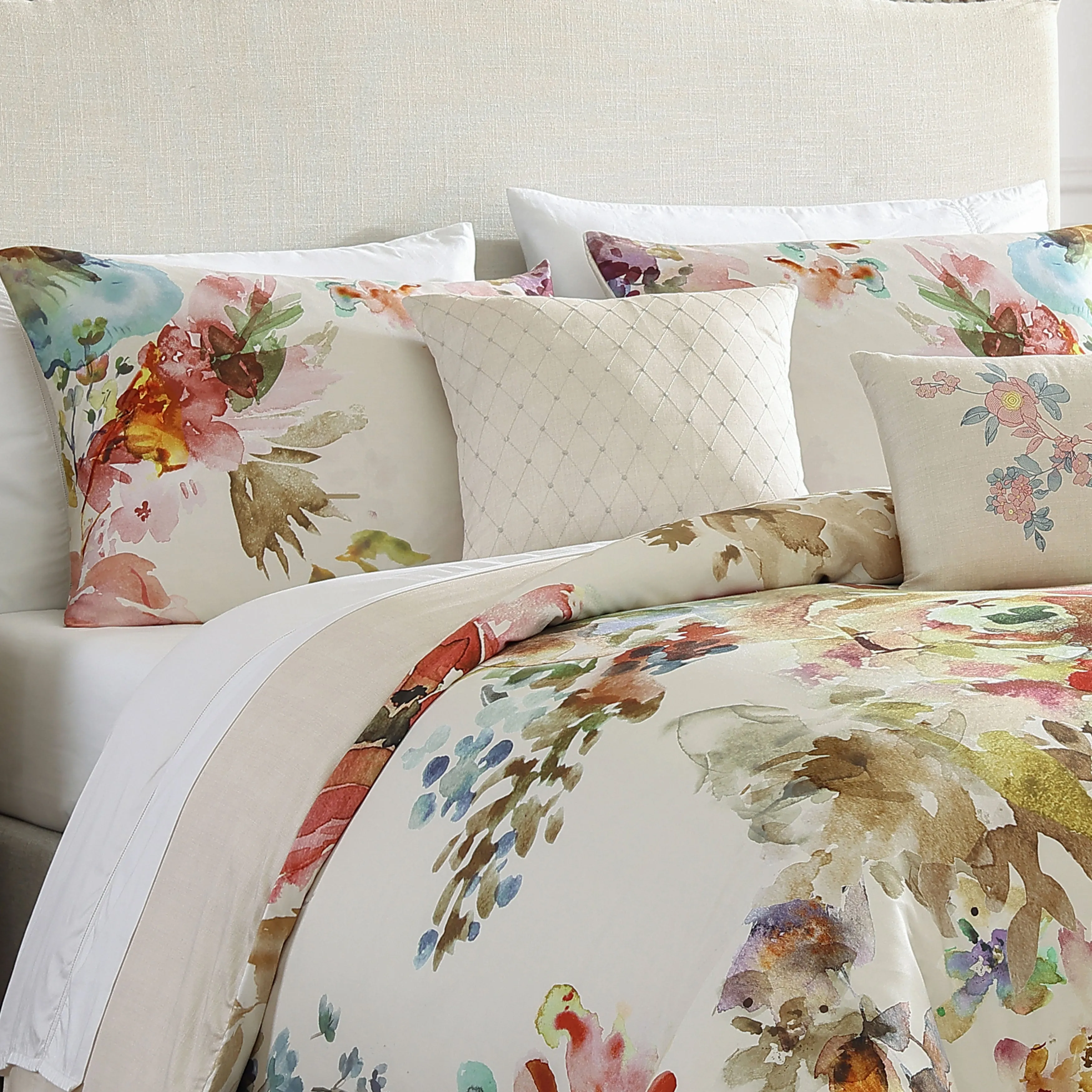 Bebejan Antique Flowers Ivory 5 Piece Reversible Comforter Set sold by Zulily product image thumbnail 3