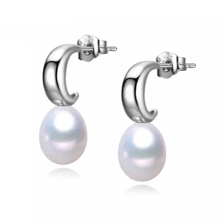 Cultured Pearl & Sterling Silver Drop earrings sold by Zulily