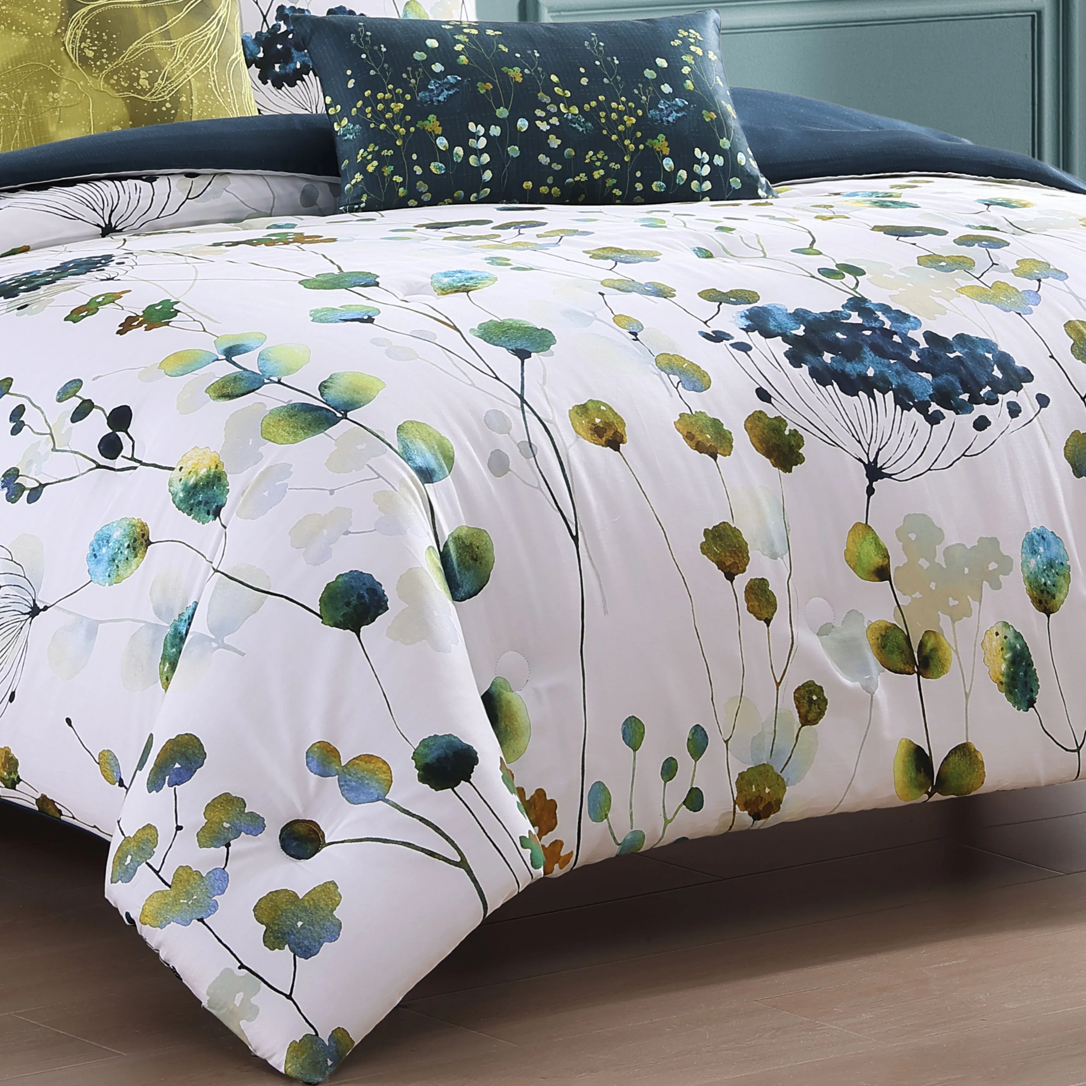 Bebejan Abstract Vines 5 Piece Reversible Comforter Set sold by Zulily product image thumbnail 5