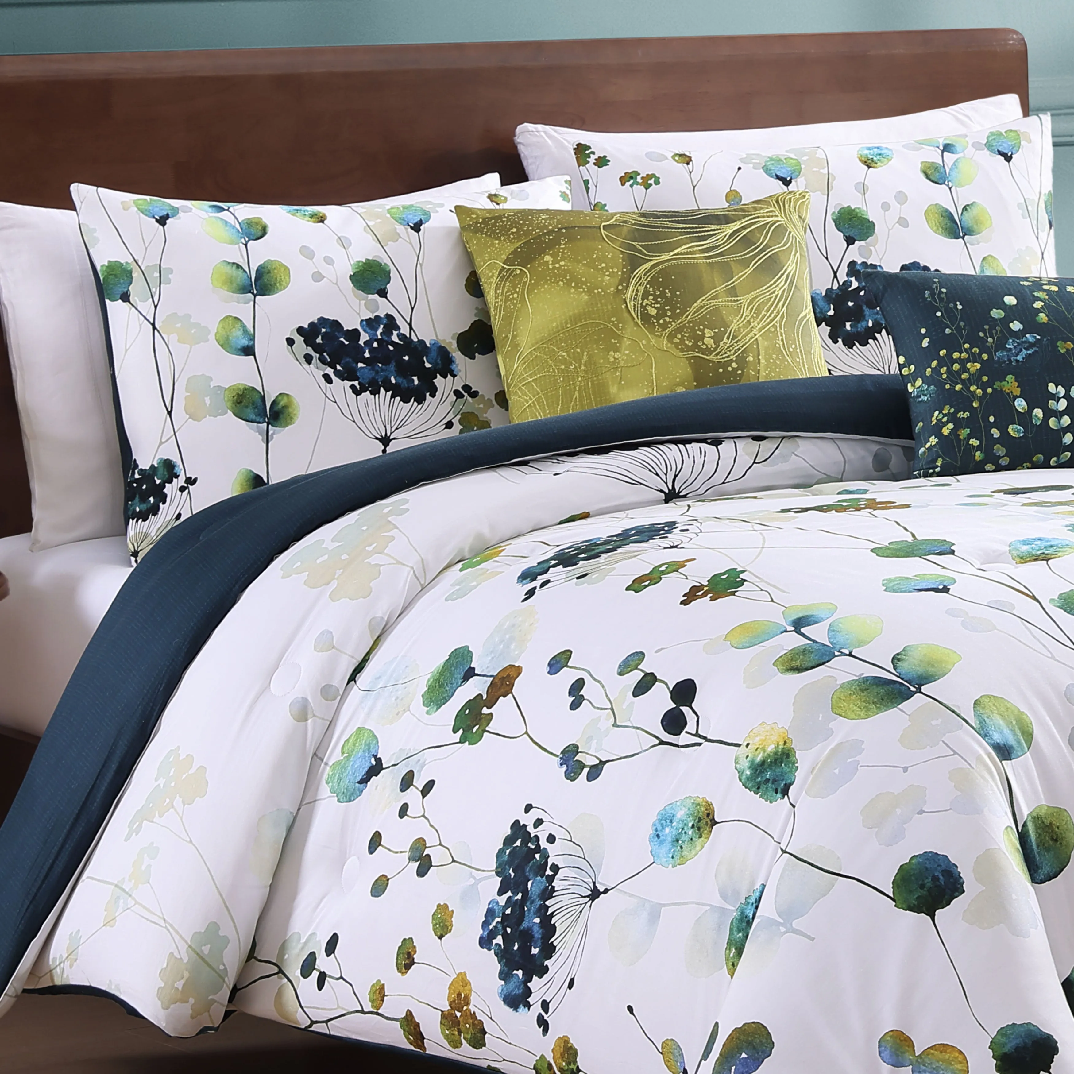 Bebejan Abstract Vines 5 Piece Reversible Comforter Set sold by Zulily product image thumbnail 3