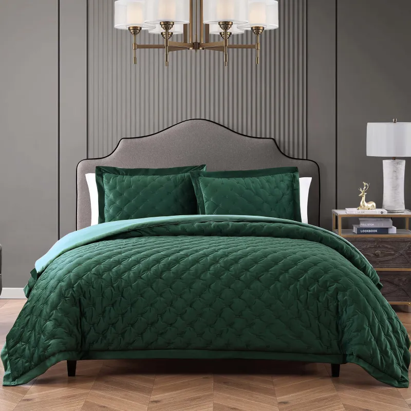Bebejan 3 Piece Velvet Comforter Set sold by Zulily