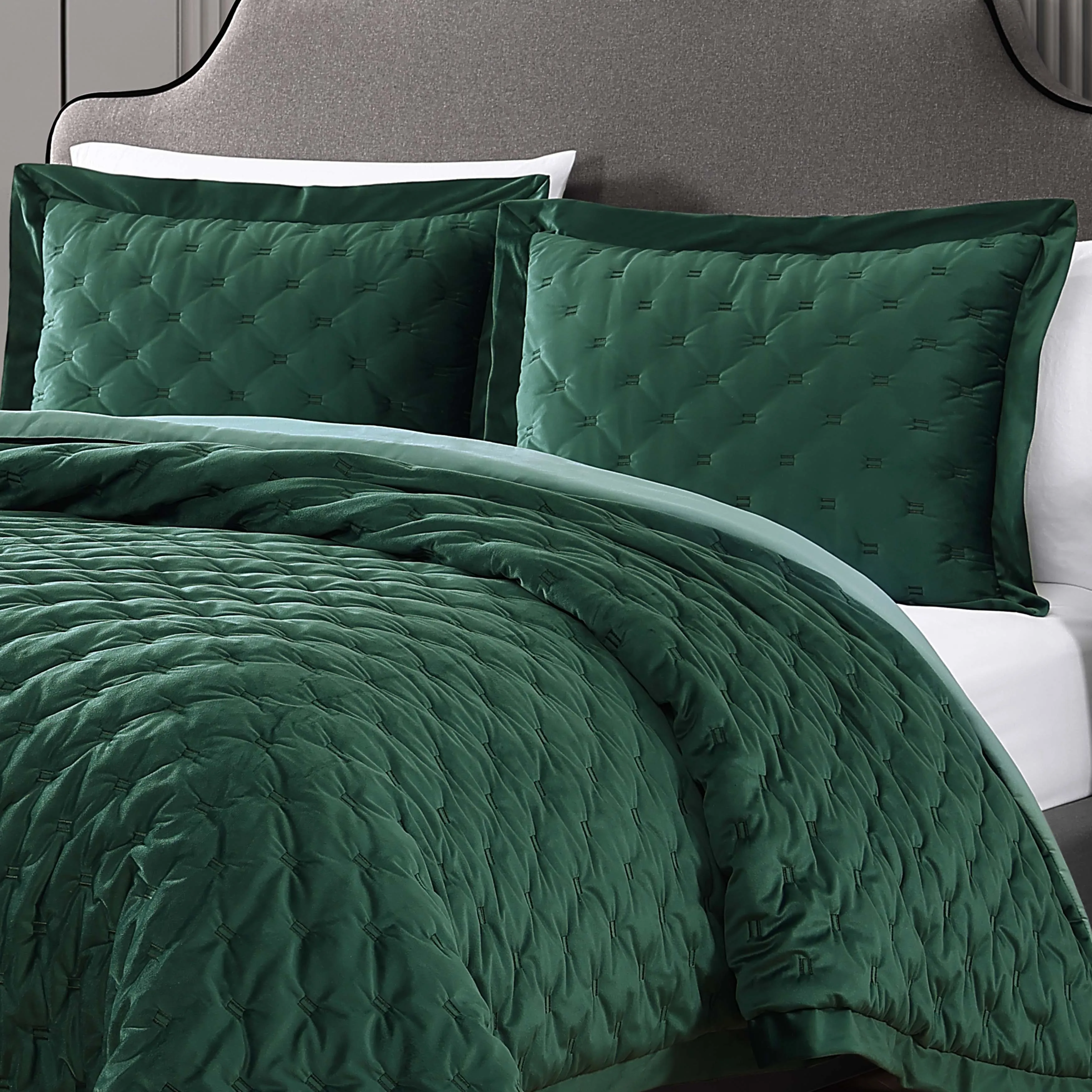 Bebejan 3 Piece Velvet Comforter Set sold by Zulily product image thumbnail 3