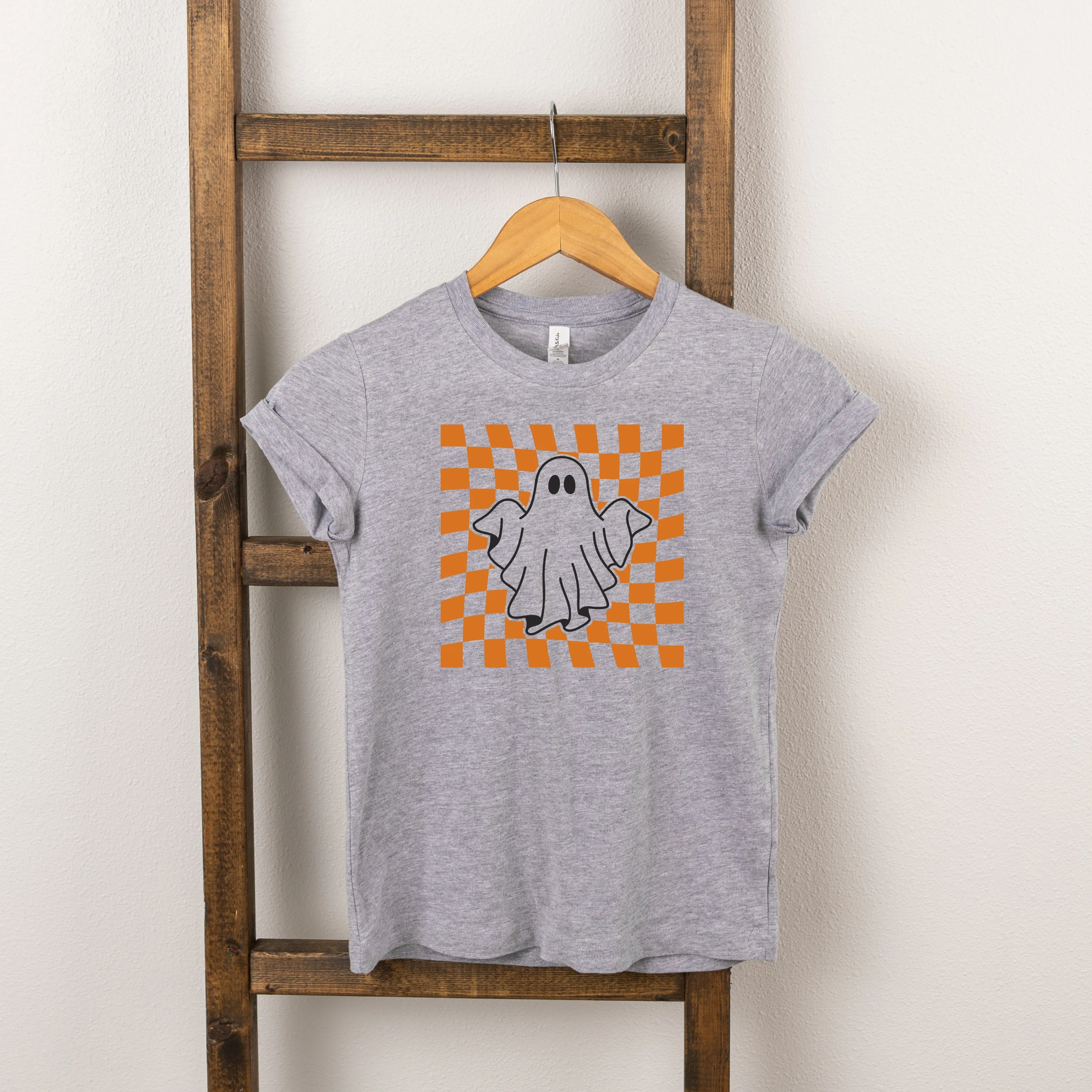 The Juniper Shop Youth Checkered Ghost Short Sleeve Crew Neck sold by Zulily product image thumbnail 2