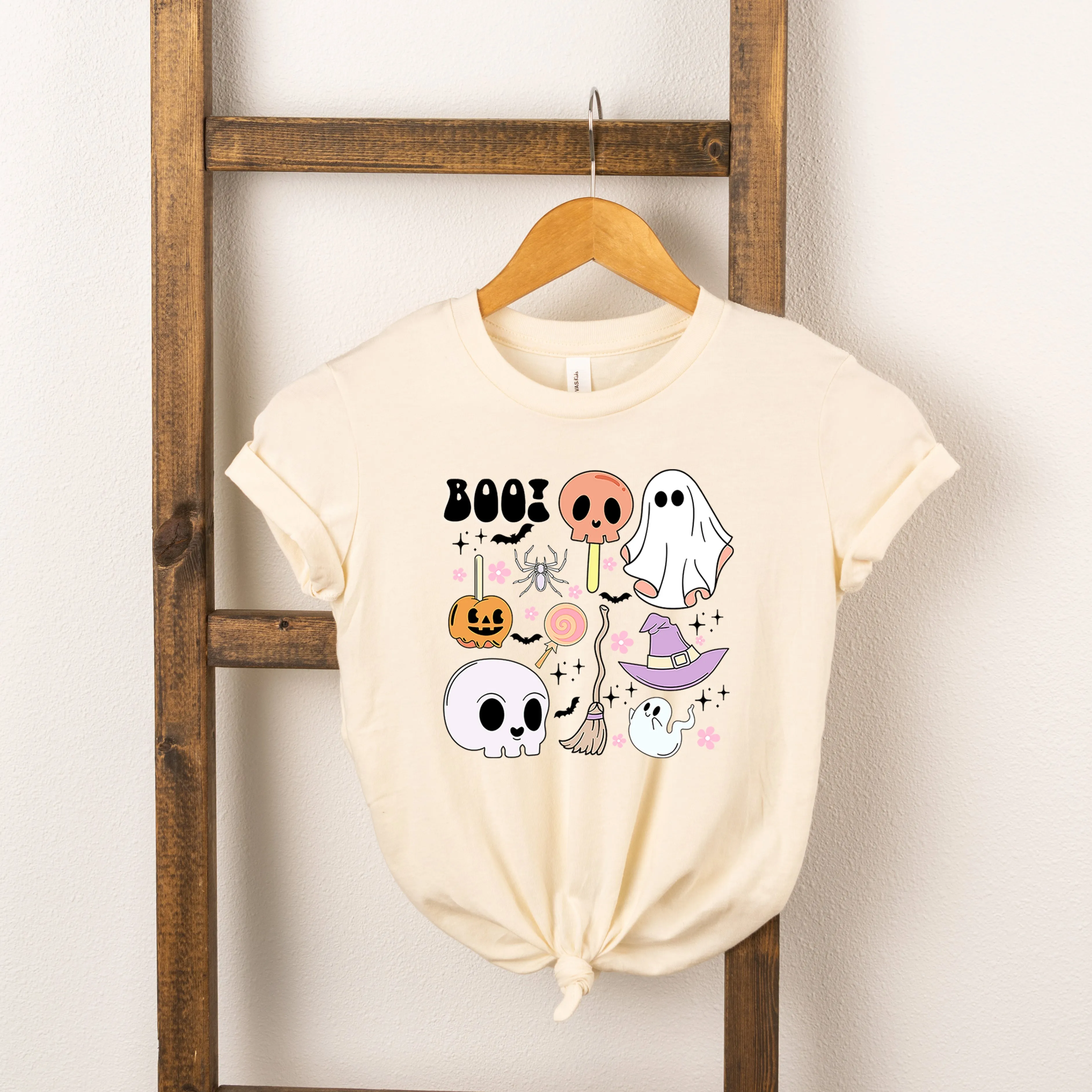 The Juniper Shop Youth Boo Chart Short Sleeve Crew Neck sold by Zulily