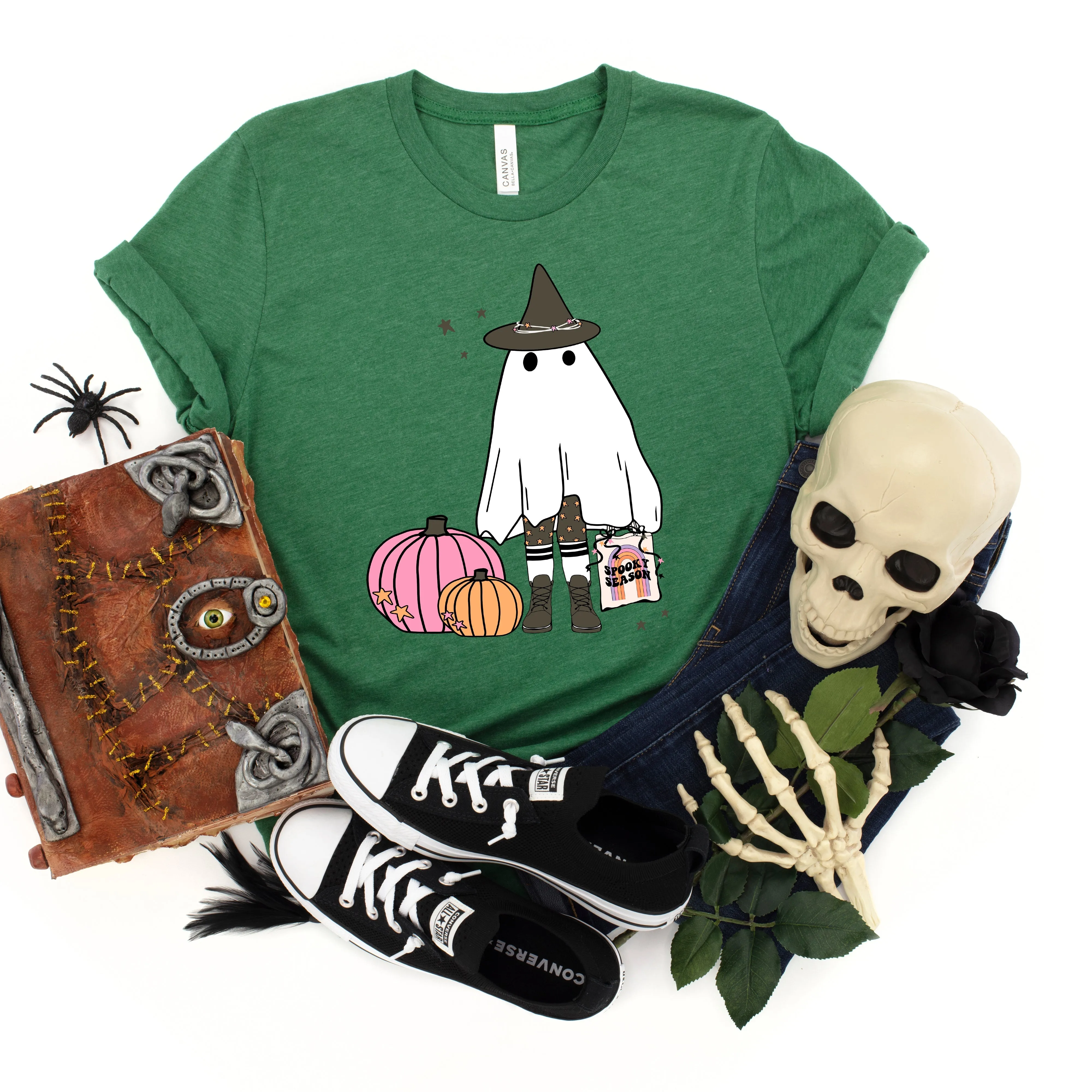 The Juniper Shop Youth Ghost Witch Short Sleeve Crew Neck sold by Zulily product image thumbnail 5