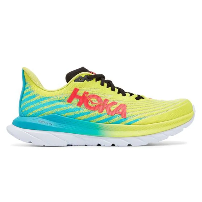 Hoka Men's Mach 5 Evening Primrose/Scuba Blue sold by Zulily