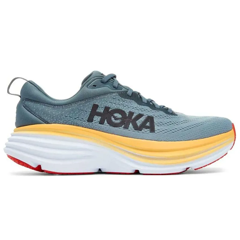 Hoka Men's Bondi 8 Goblin Blue/Mountain Spring sold by Zulily