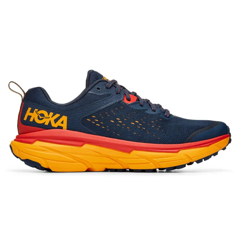 Hoka Men's Challenger ATR 6 Trail Running Outer Space/Radiant Yellow sold by Zulily
