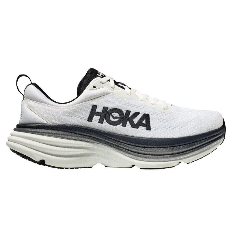 Hoka Men's Bondi 8 White/Black sold by Zulily