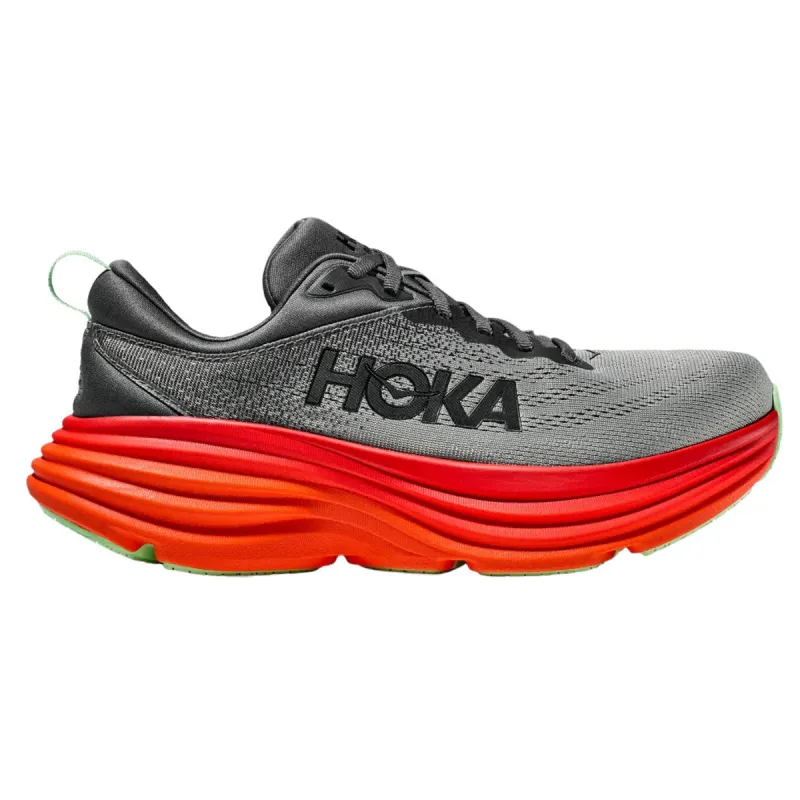 Hoka Men's Bondi 8 Castlerock/Flame sold by Zulily