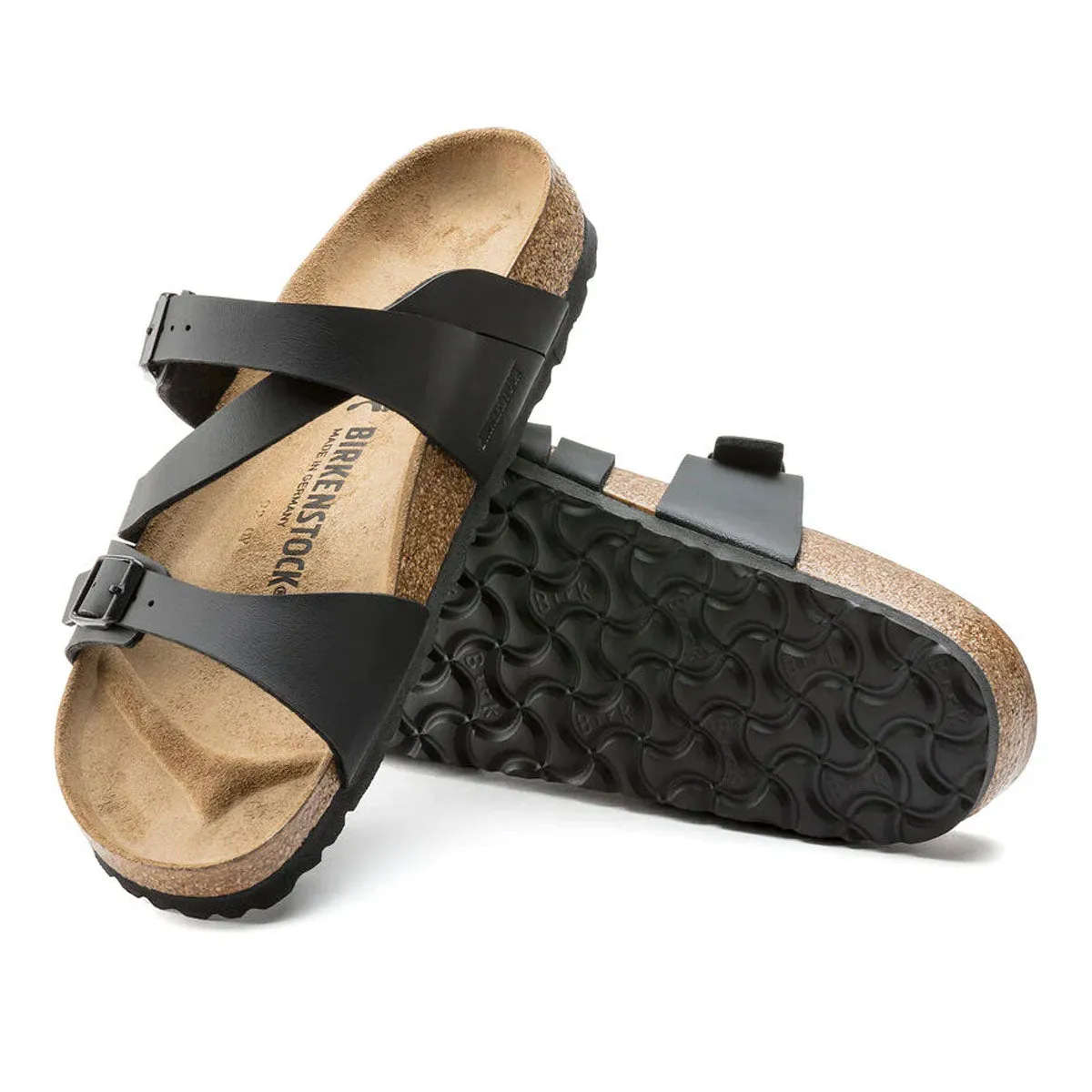 Birkenstock Milano Birko-Flor Black Sandals sold by Zulily product image thumbnail 2