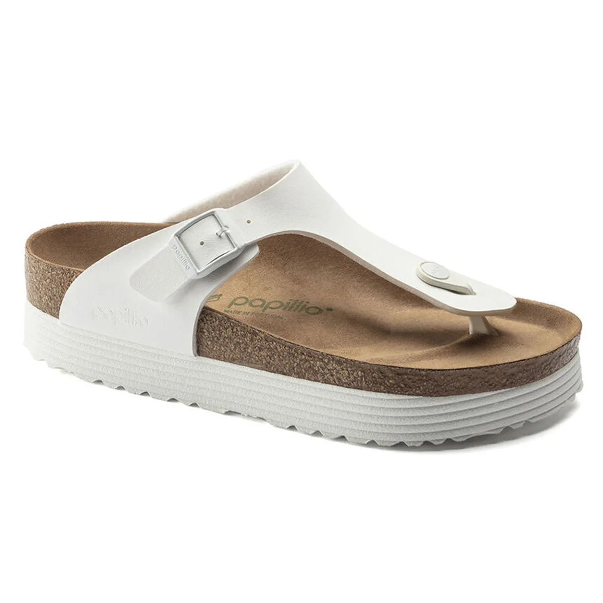 Birkenstock Women's Gizeh Platform Vegan Birko-Flor Sandals sold by Zulily