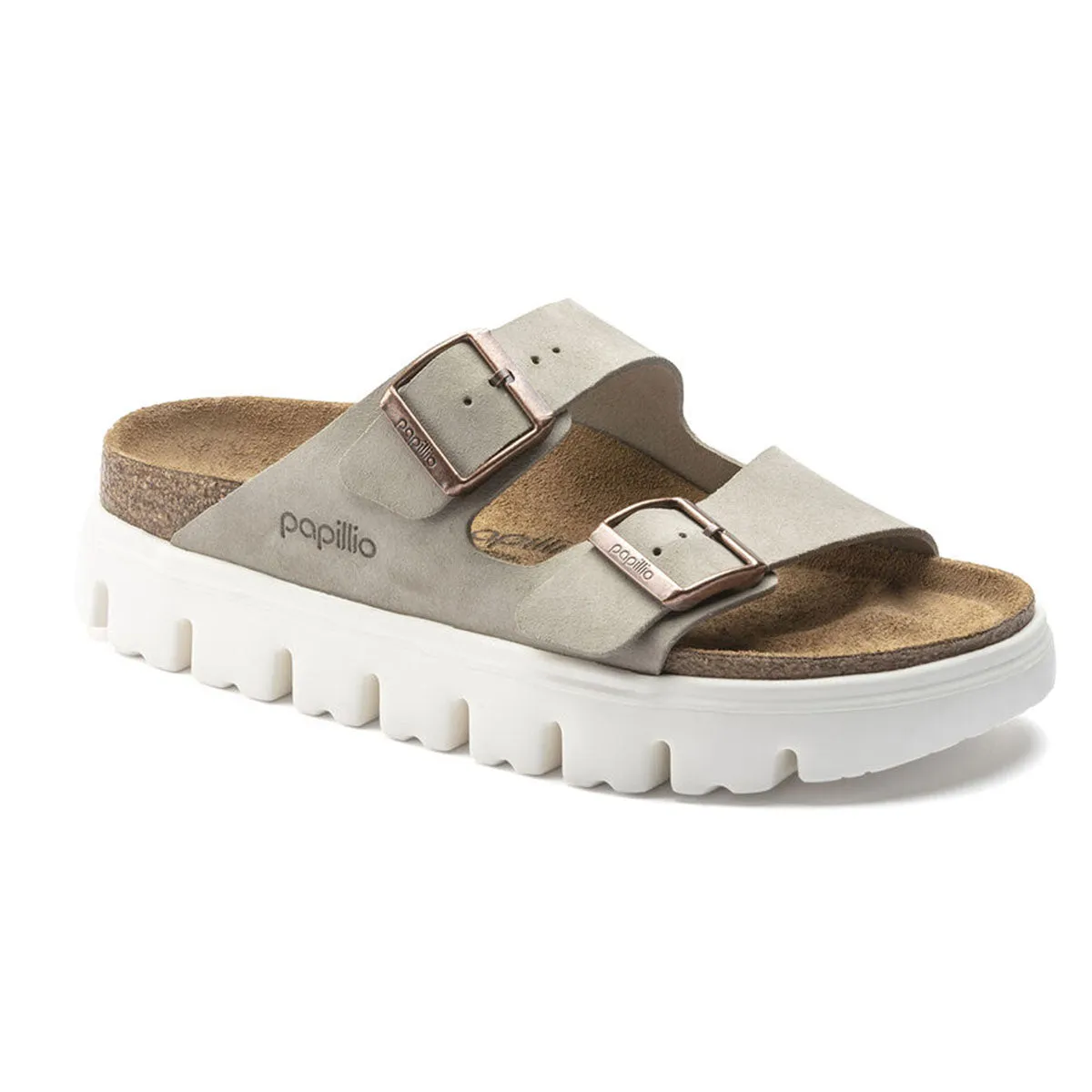 Birkenstock Women's Arizona Platform Suede Leather Sandals sold by Zulily