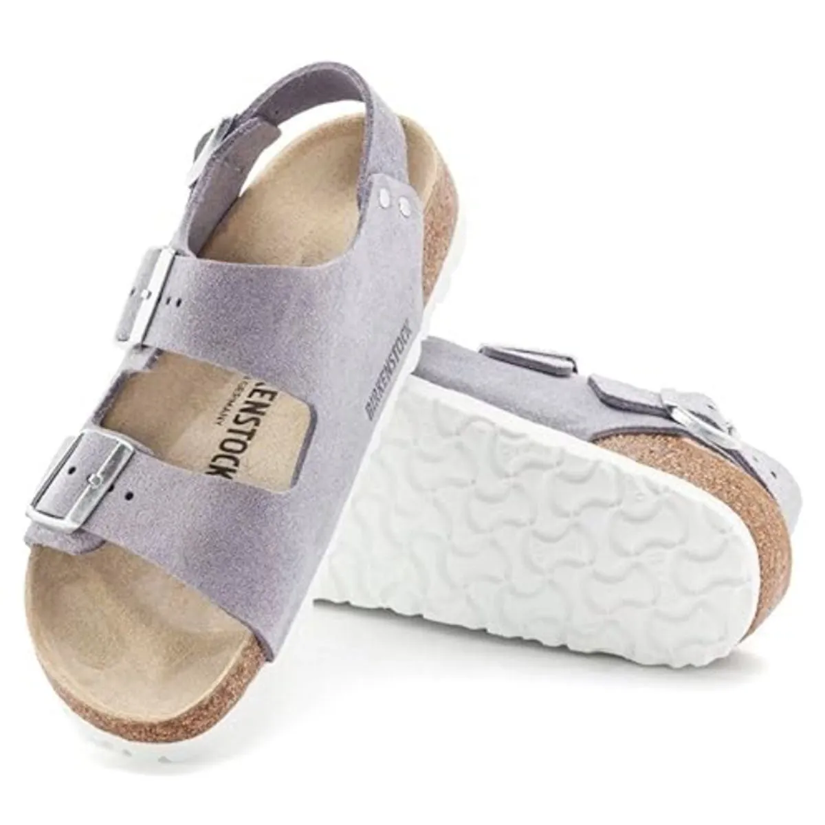 Birkenstock Women's Milano Suede Leather Sandals sold by Zulily product image thumbnail 2