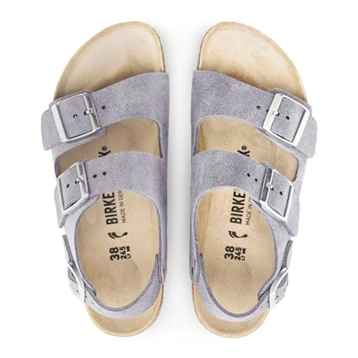 Birkenstock Women's Milano Suede Leather Sandals sold by Zulily product image thumbnail 3