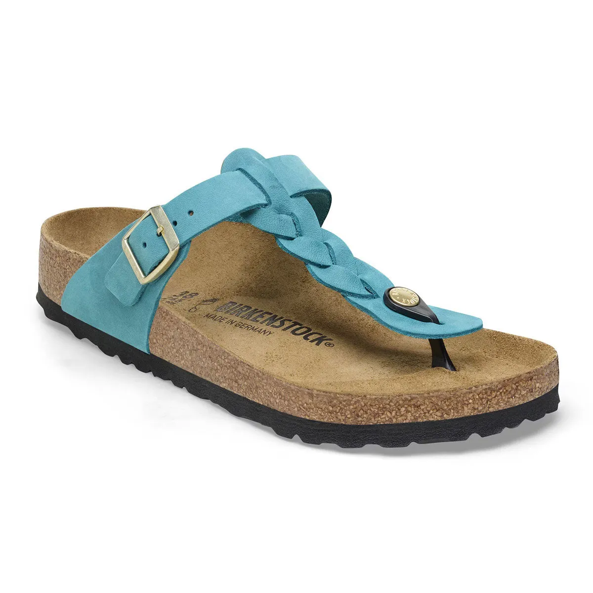 Birkenstock Women's Gizeh Braided Natural Leather Oiled Sandals sold by Zulily