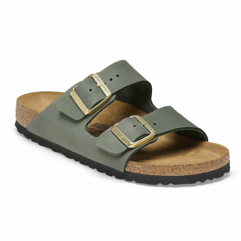 Birkenstock Women's Arizona Nubuk Leather Sandals sold by Zulily