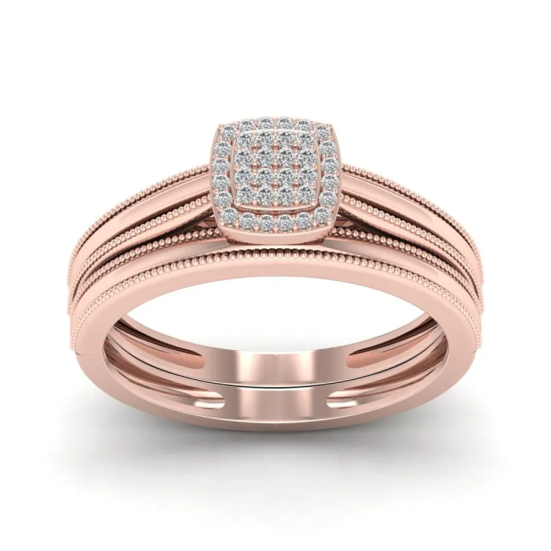 De Couer 1/10ct TDW Diamond Promise Ring sold by Zulily