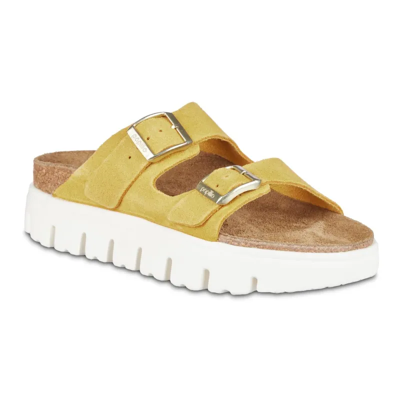 Birkenstock Arizona Platform Suede Leather Sandals sold by Zulily