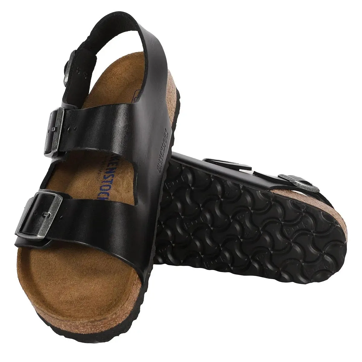 Birkenstock Milano Soft Footbed Smooth Leather Sandals sold by Zulily product image thumbnail 2