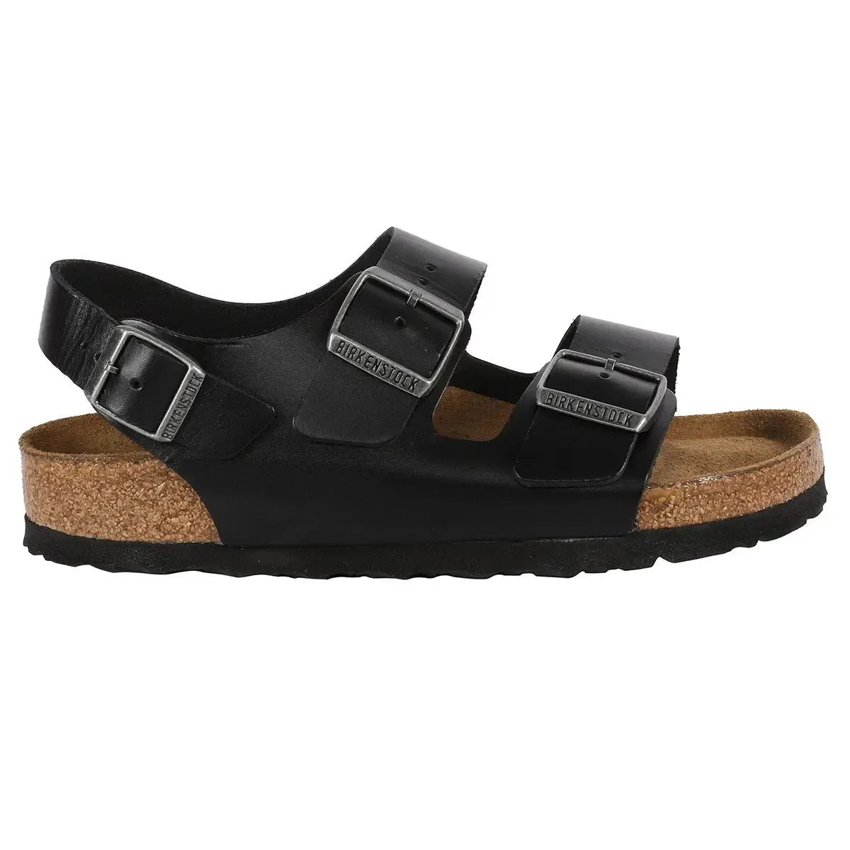 Birkenstock Milano Soft Footbed Smooth Leather Sandals sold by Zulily product image thumbnail 3