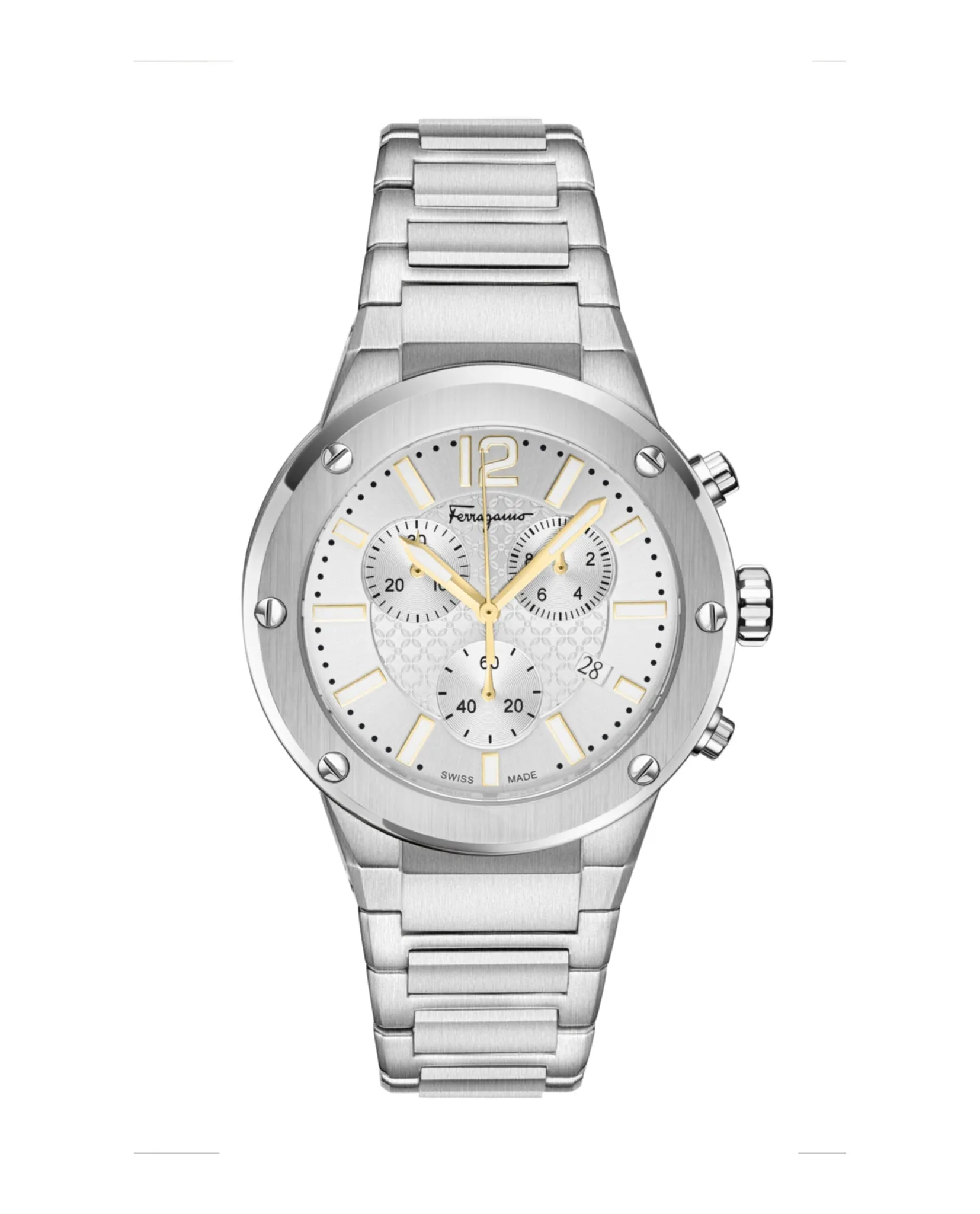Ferragamo F-80 Chrono Bracelet Watch sold by Zulily