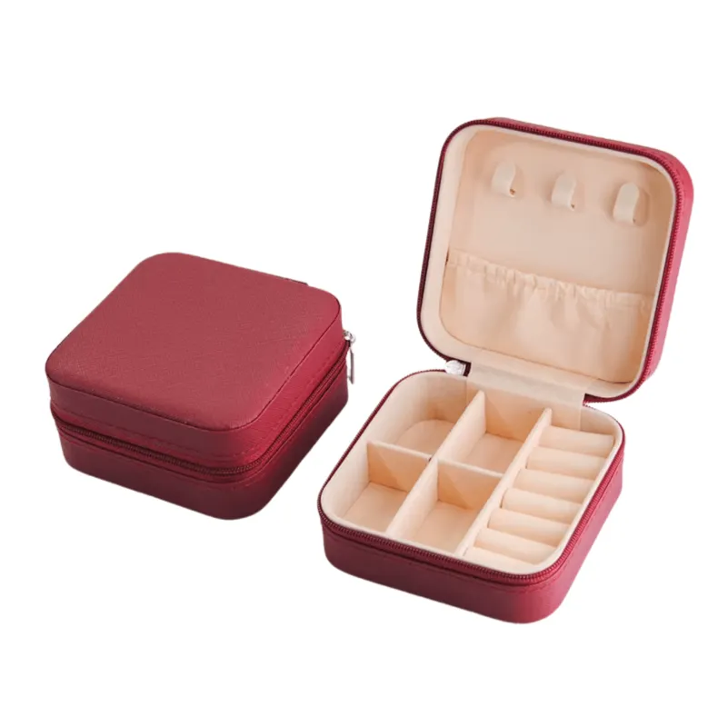Deep Red Jewelry Mini Travel Case sold by Zulily