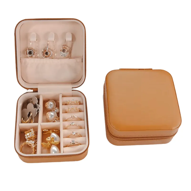 Cognac Jewelry Mini Travel Case sold by Zulily