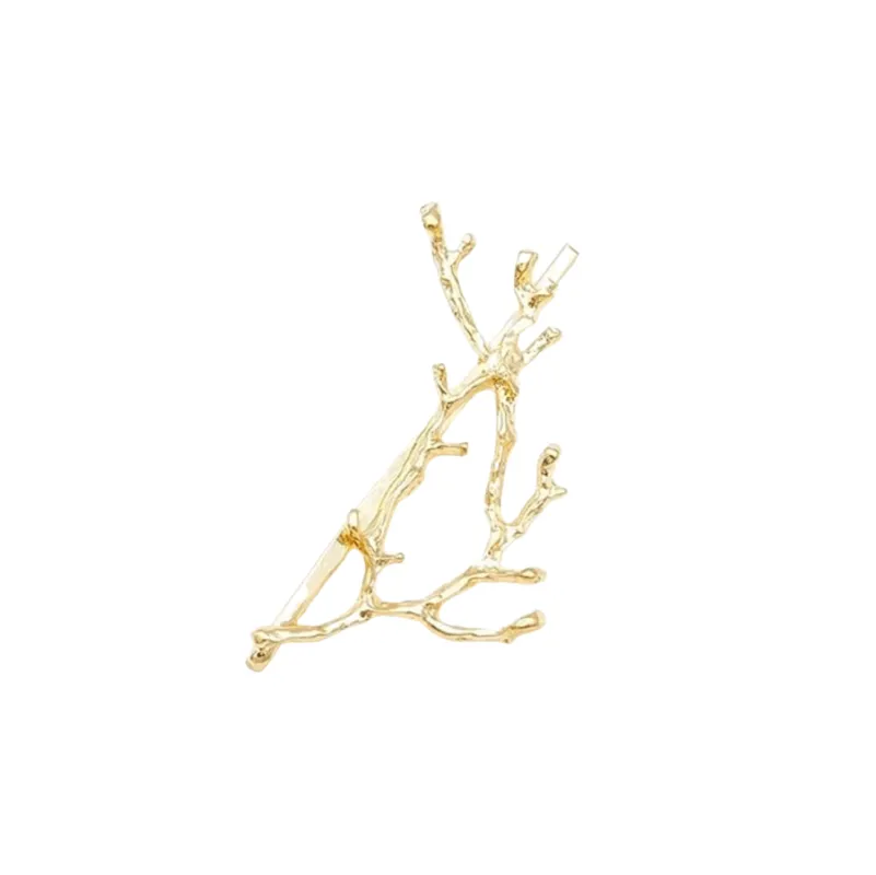 Goldtone Branch Hair Clip (1 unit) sold by Zulily