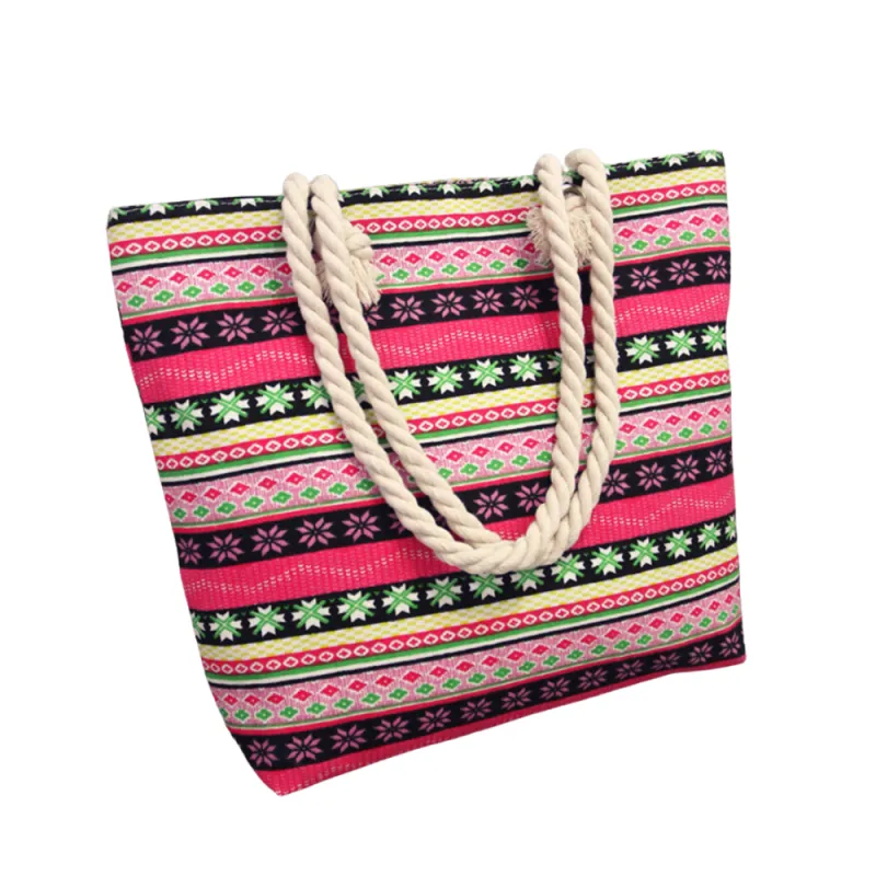 Fuchsia Multi Canvas Tote Bag sold by Zulily