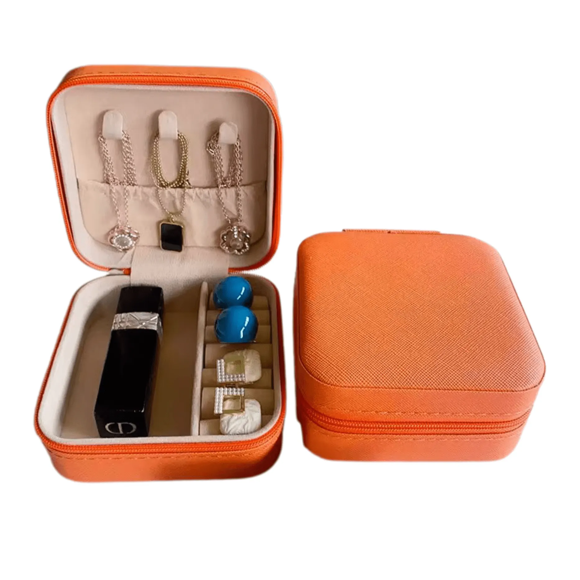 Orange Jewelry Mini Travel Case sold by Zulily