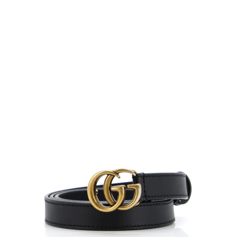 Rebag Women's GG Marmont Belt Leather Thin 55 sold by Zulily