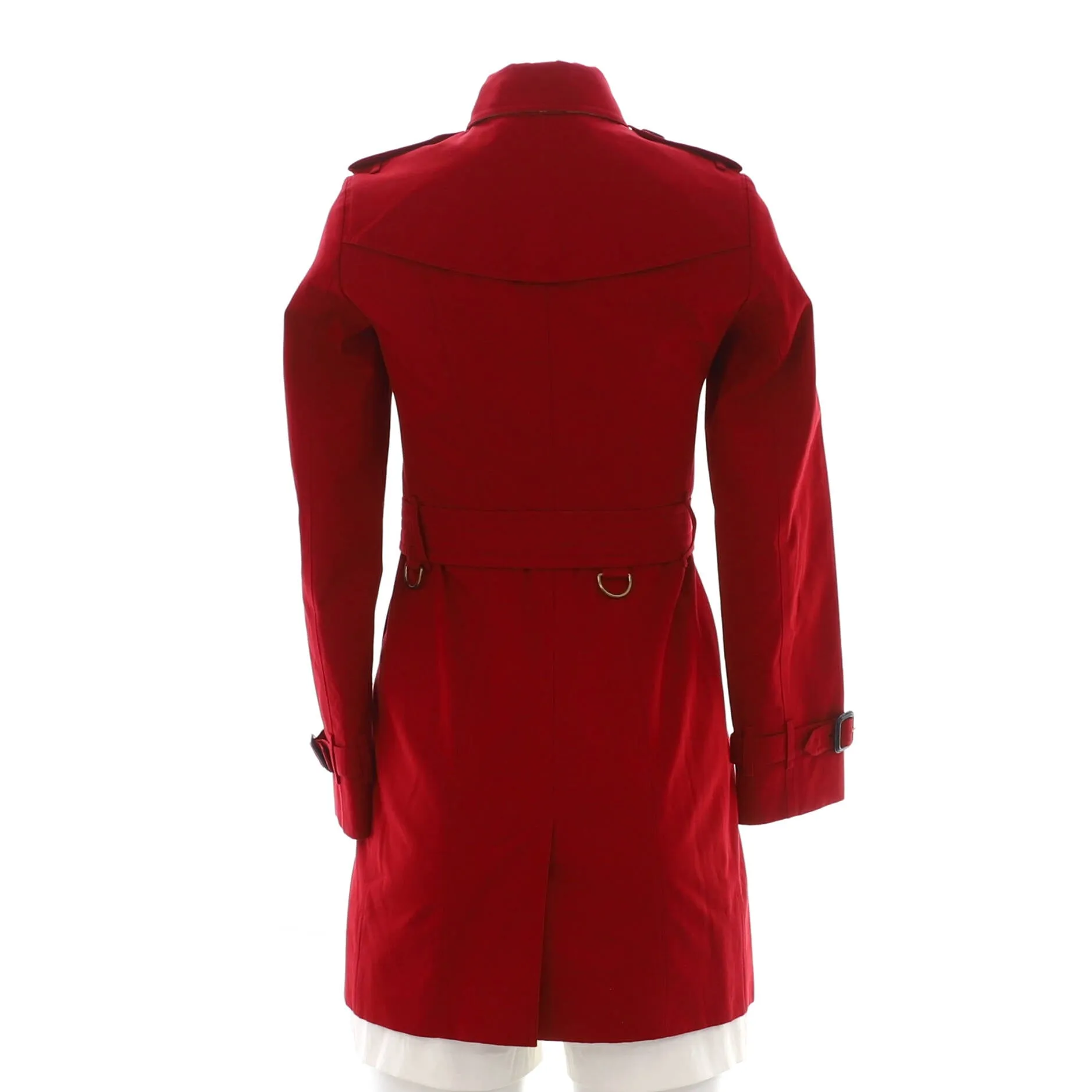 Rebag Women's Double Breasted Belted Mid-Length Trench Coat Cotton sold by Zulily product image thumbnail 2