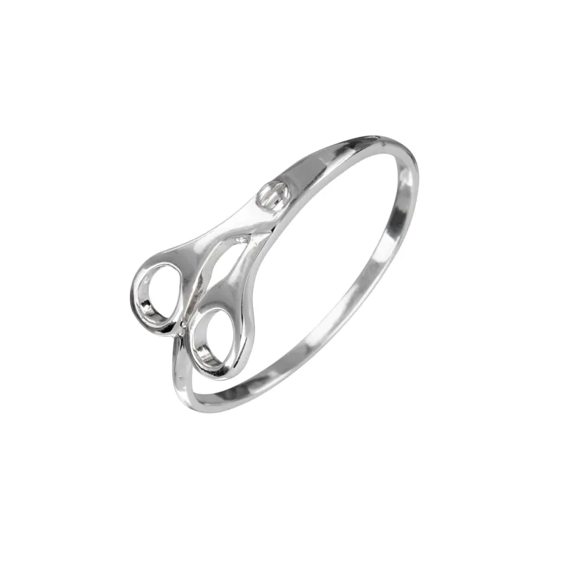 Sterling Silver Wrapped Scissor Ring sold by Zulily