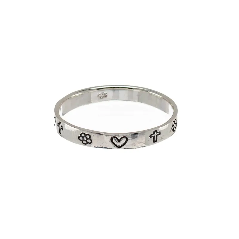 Sterling Silver Doodles Ring sold by Zulily