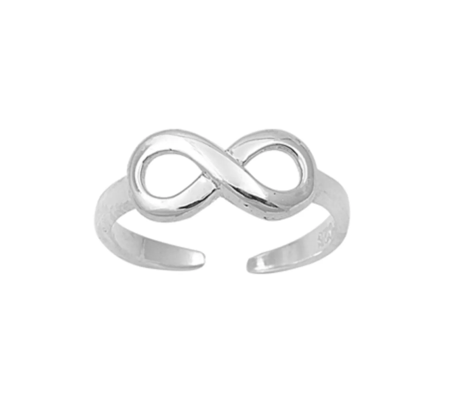 Sterling Silver Infinity Toe Ring sold by Zulily product image thumbnail 3