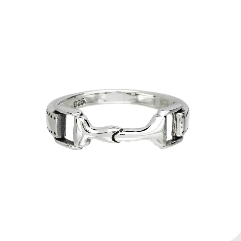 Sterling Silver Horse Bit Ring sold by Zulily