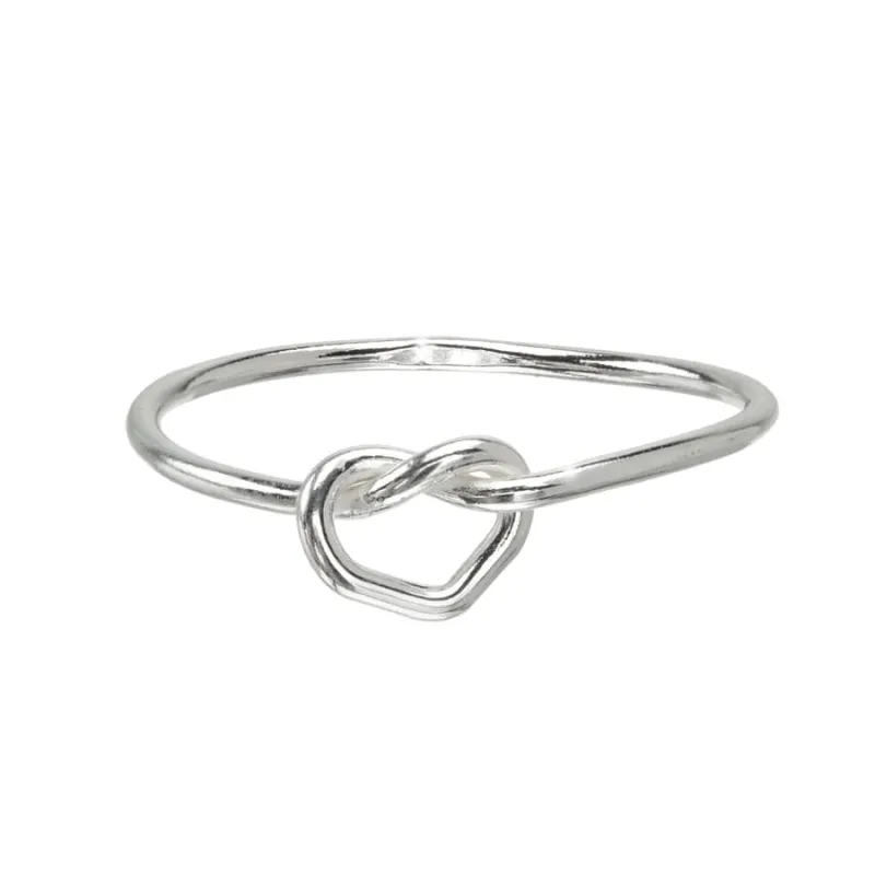 Sterling Silver Mini Love Knot Ring sold by Zulily