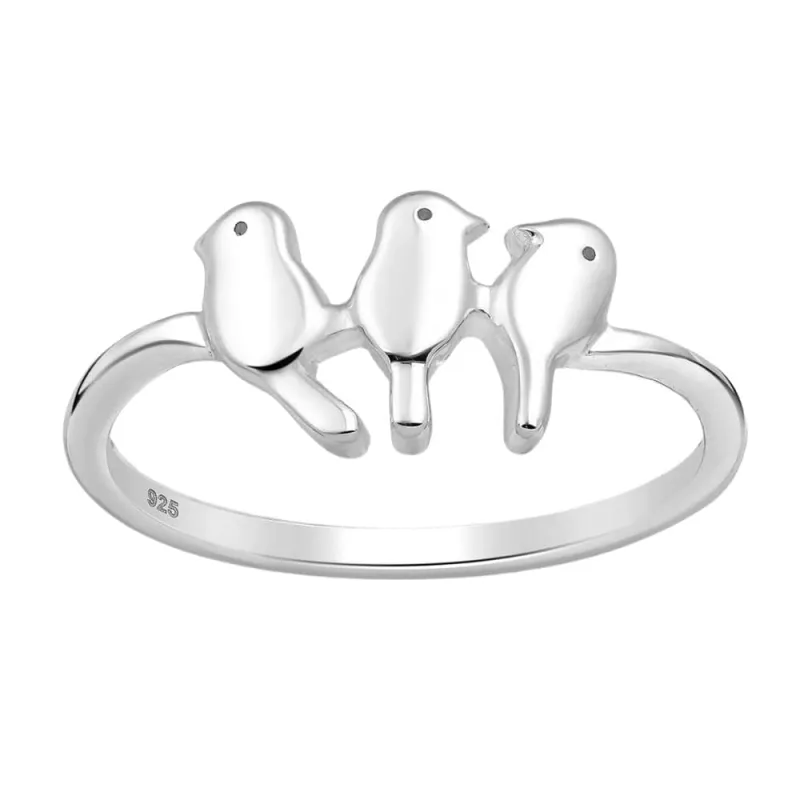 Sterling Silver Birds Ring sold by Zulily