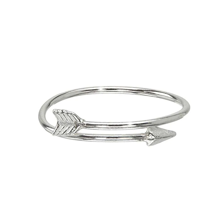 Sterling Silver Arrow Bypass Ring sold by Zulily