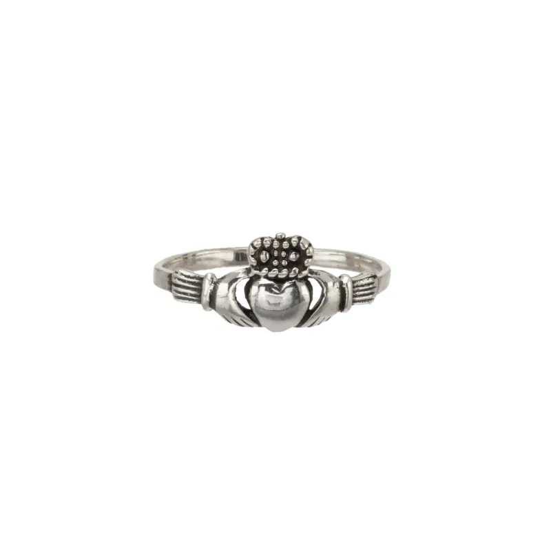 Sterling Silver Claddagh Heart Crown Ring sold by Zulily
