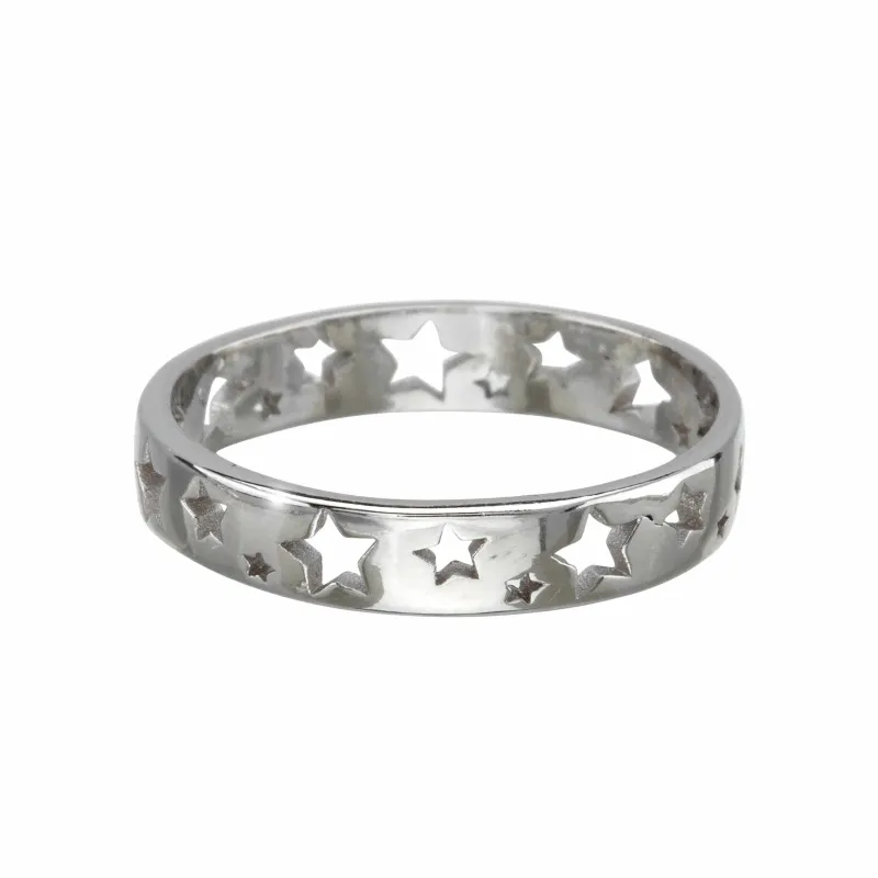 Sterling Silver Cut-out Star Ring sold by Zulily