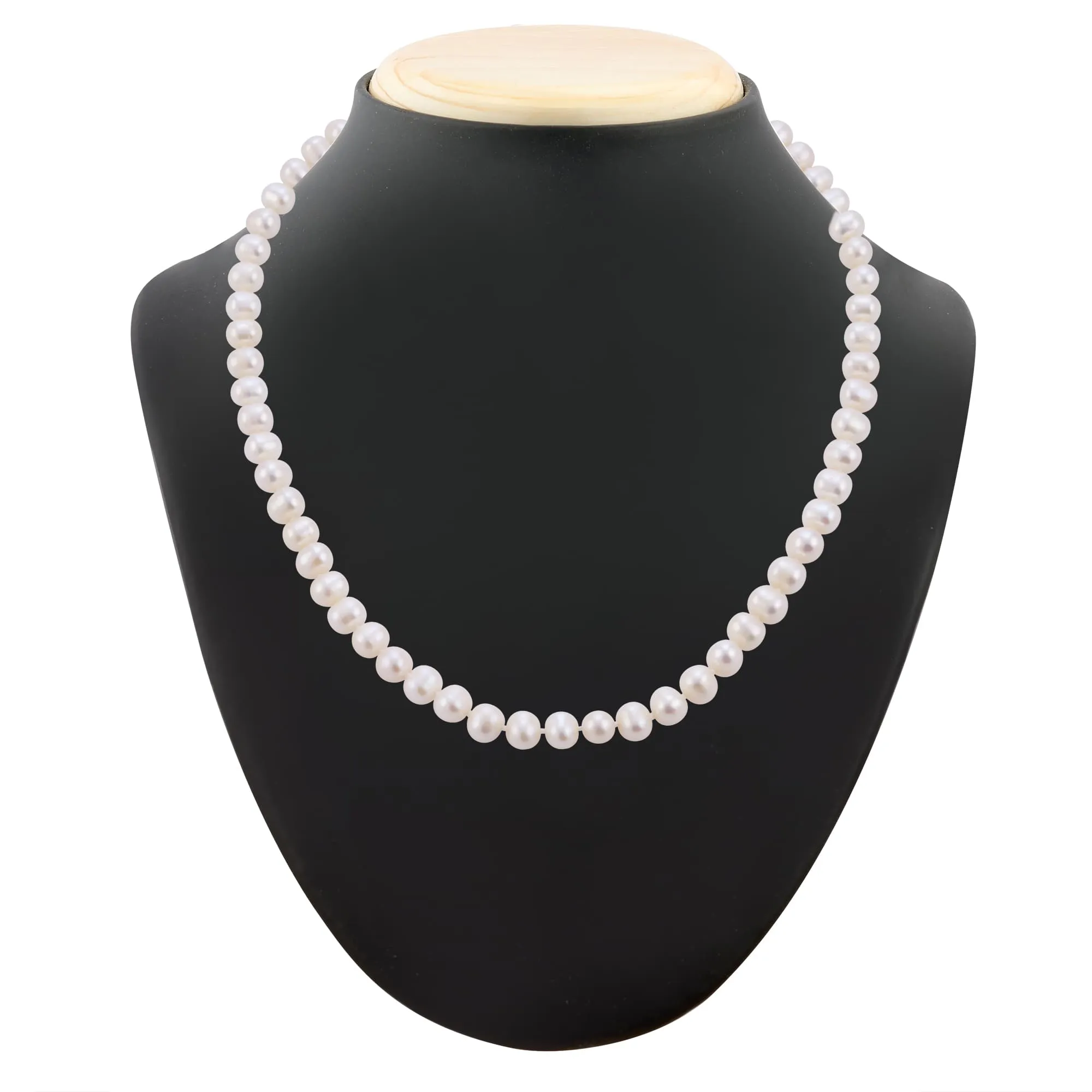 Cultured Pearl with Silvertone Heart Toggle Lock Necklace sold by Zulily product image thumbnail 3