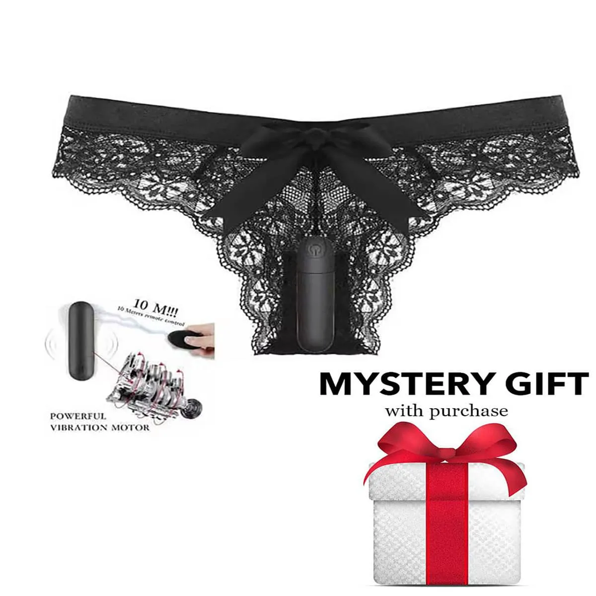Black Wireless Panty Vibrator sold by Zulily