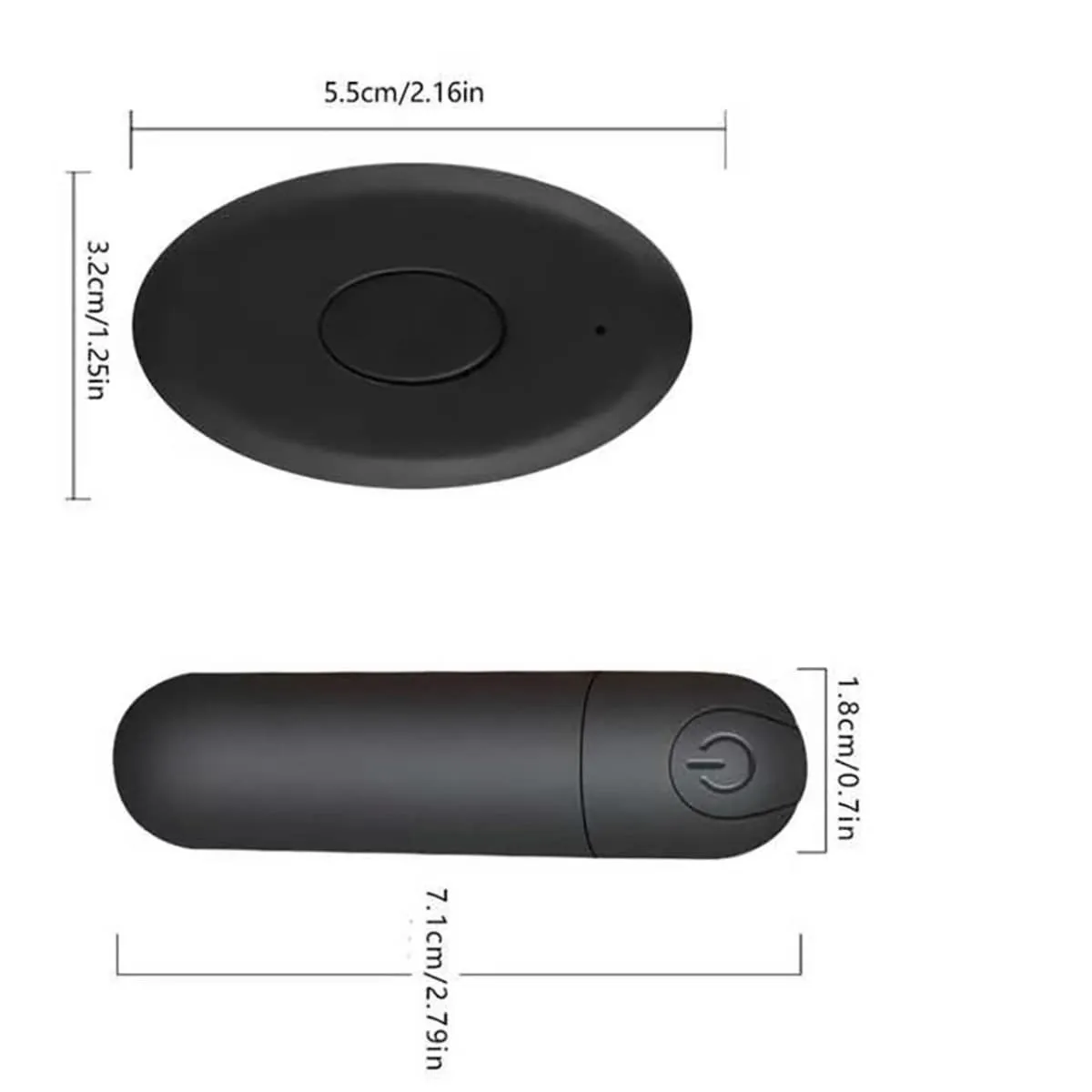 Black Wireless Panty Vibrator sold by Zulily product image thumbnail 3